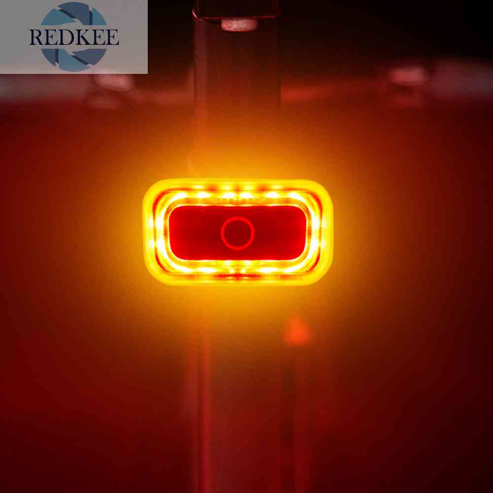 Đèn LED Đuôi Xe Đạp Thông Minh Độ Sáng Cao Có Thể Sạc Lại Bằng Cổng USB