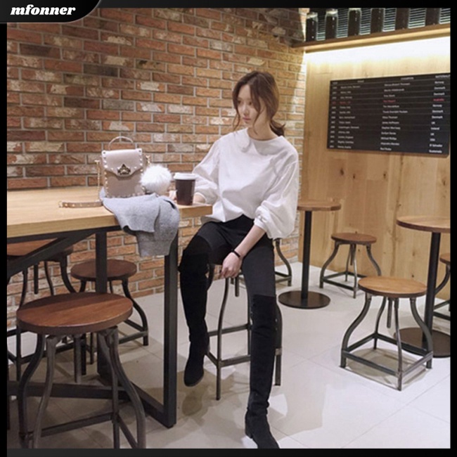 Áo Thun Tay XòE Cổ ThuyềN MàU SắC Đơn GiảN