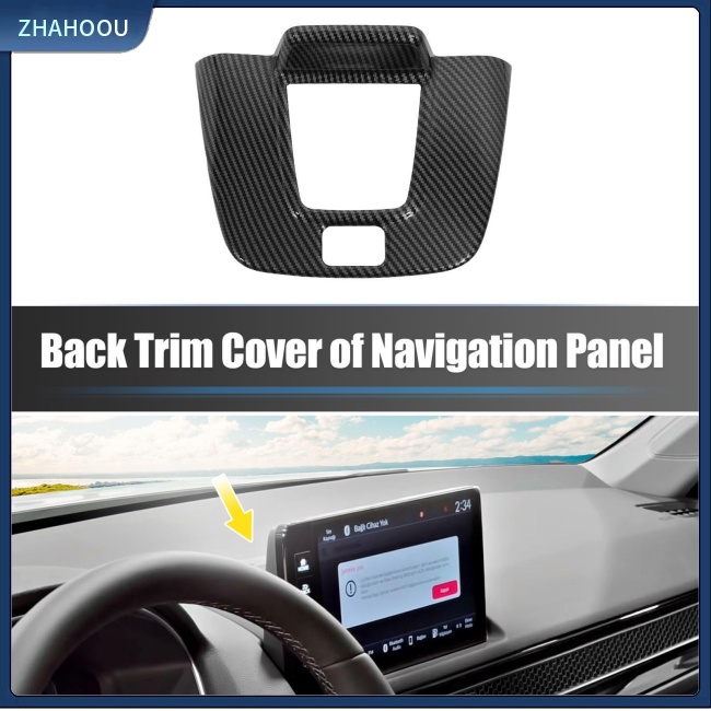 ☃Nhà Cửa☃ Khung Trang Trí Bảng Điều Khiển Trung Tâm Dành Cho Xe Hơi Honda 11th Civic 22