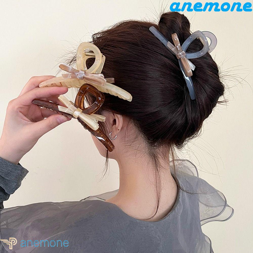 Kẹp Tóc Đuôi Ngựa Hình Cá Mập Axit Acetic Đính Nơ Dễ Thương Cho Nữ