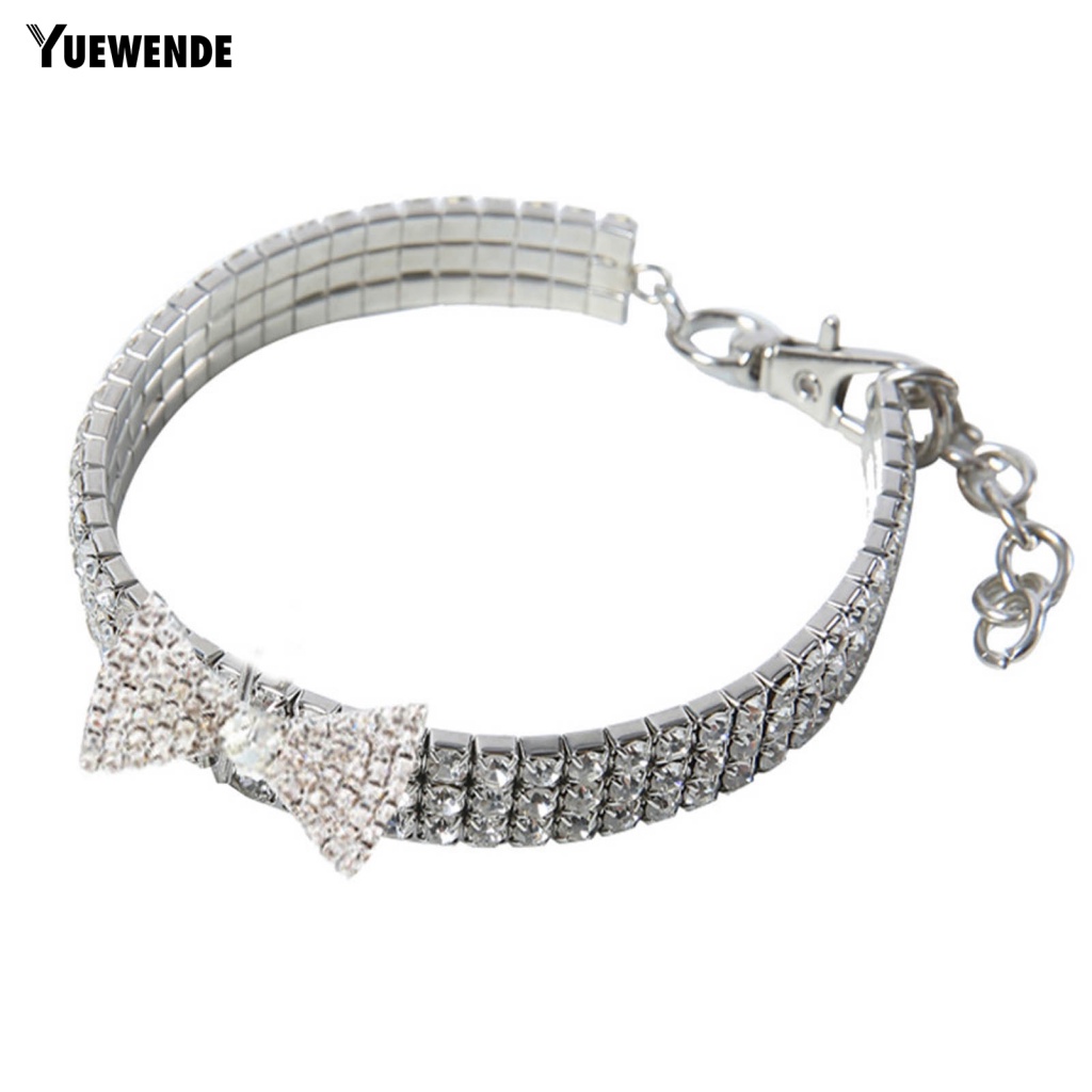 Vòng Cổ YE.B Đính Đá Thời Trang Mùa Xuân Cho Thú Cưng