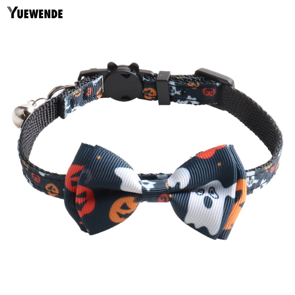 Vòng Cổ Họa Tiết Hoạt Hình Đáng Yêu Có Chuông Bắt Mắt Cho Thú Cưng