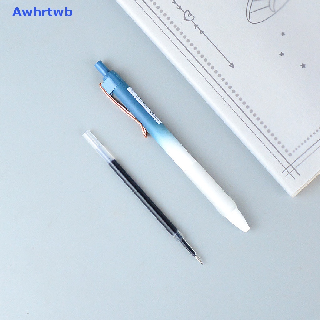 Set 4 Bút Bi Mực Đen Ngòi 0.5mm Có Thể Thu Gọn Tiện Dụng Cho Học Sinh / Văn Phòng Mới