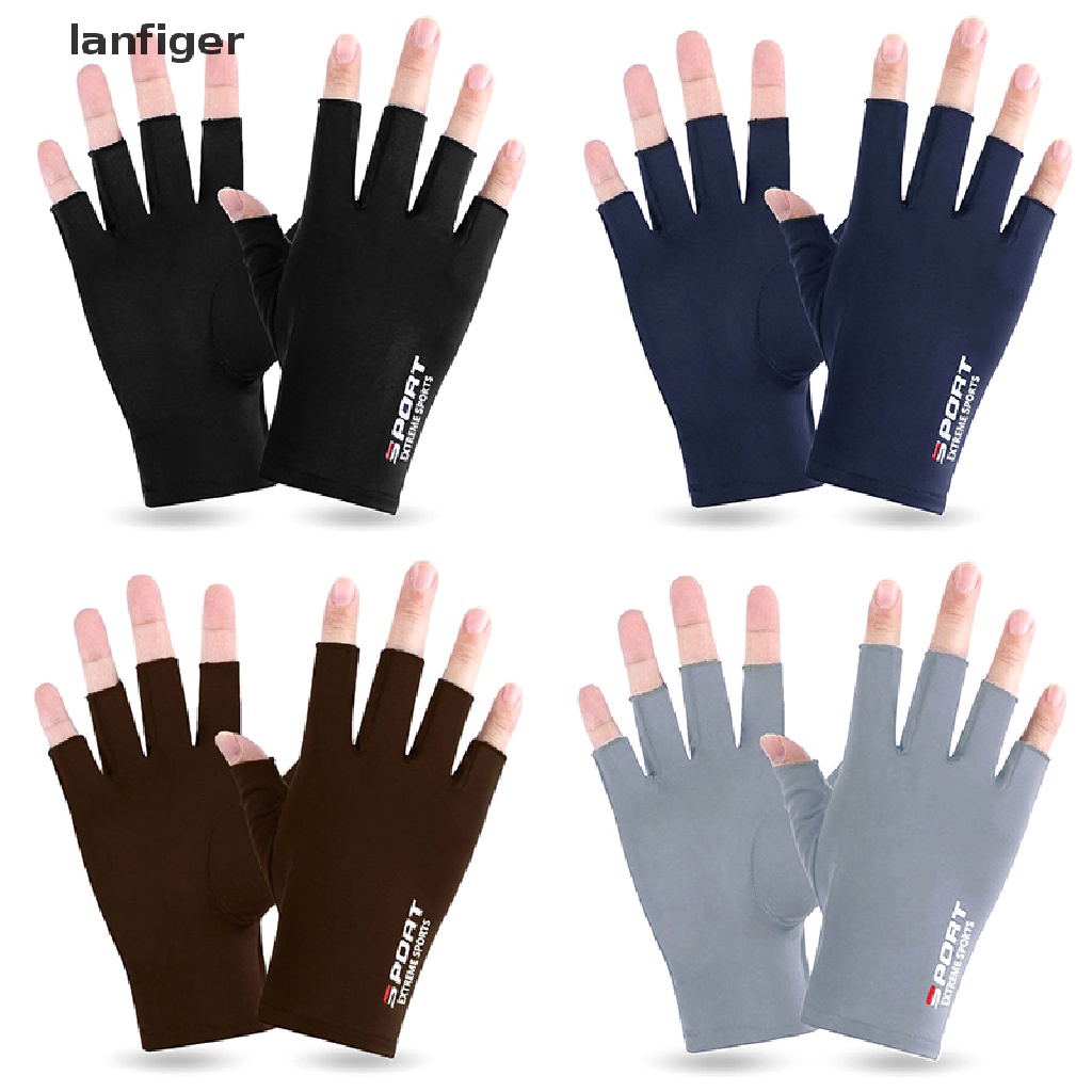 Găng Tay Câu Cá Chống Tia UV / Trượt Thời Trang Xuân Hè Cho Nam Và Nữ