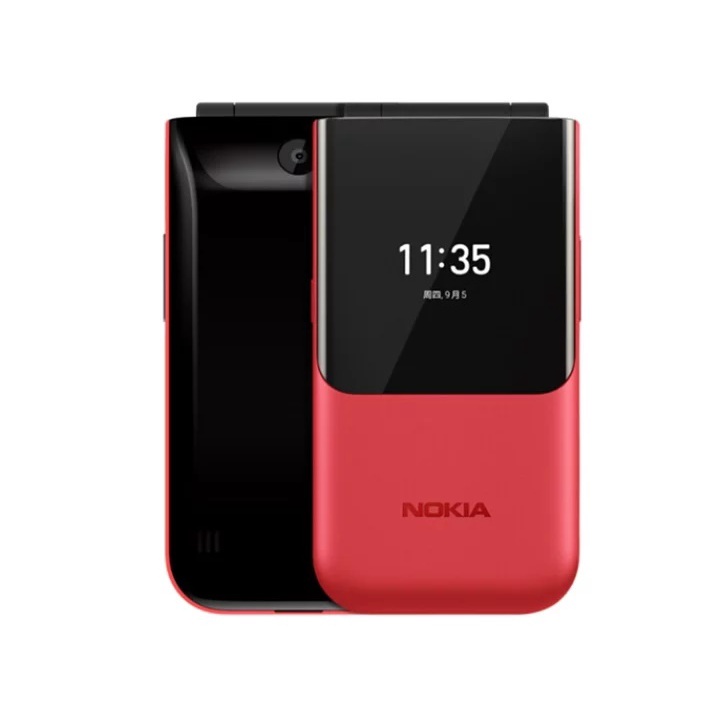 Điện thoại nokia nắp gập 2720 4G hàng loại 1 mới fullbox 2 sim cho người già giá rẻ