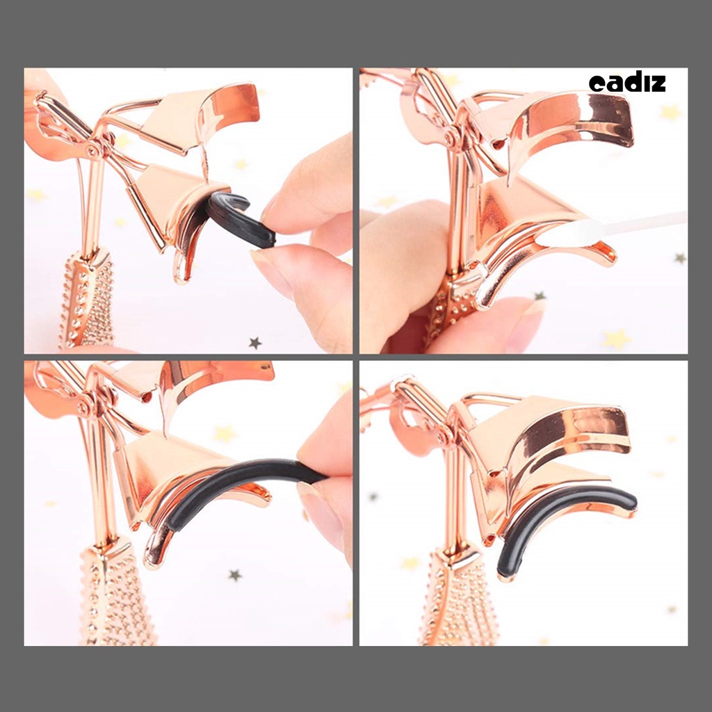 Set 6 Miếng Đệm Silicon Màu Đen Độ Đàn Hồi Cao Hỗ Trợ Uốn Cong Lông Mi Chuyên Nghiệp