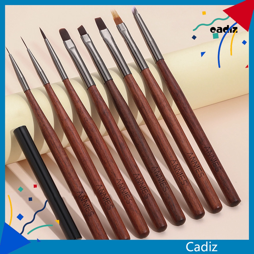 Cọ Vẽ Trang Trí Móng Tay Nghệ Thuật Bằng Lông Mềm Mại Không Phai Màu Có Thể Tái Sử Dụng