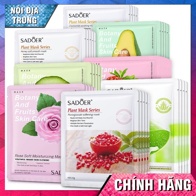 Mặt Nạ Giấy Dưỡng Da Cấp Ẩm Mờ Thâm Phục Hồi  Bổ Sung Collagen Nội Địa Trung -  S1