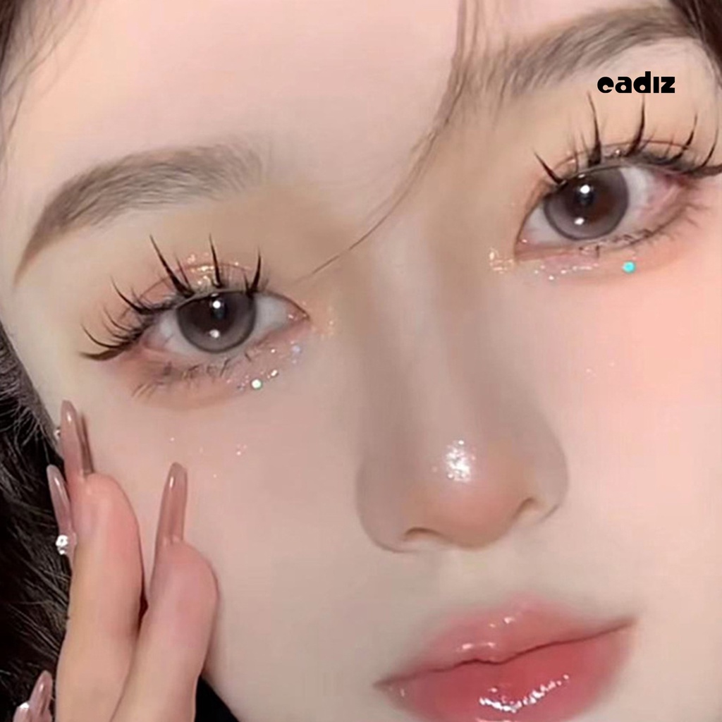 1 Bộ Lông Mi Giả Mềm Cong 3D Tạo Hiệu Ứng Tự Nhiên Màu Đen Dùng Để Hóa Trang