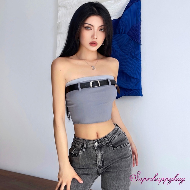 Áo Ống Mỏng Phong Cách Mỹ Thời Trang Mùa Hè Cho Nữ