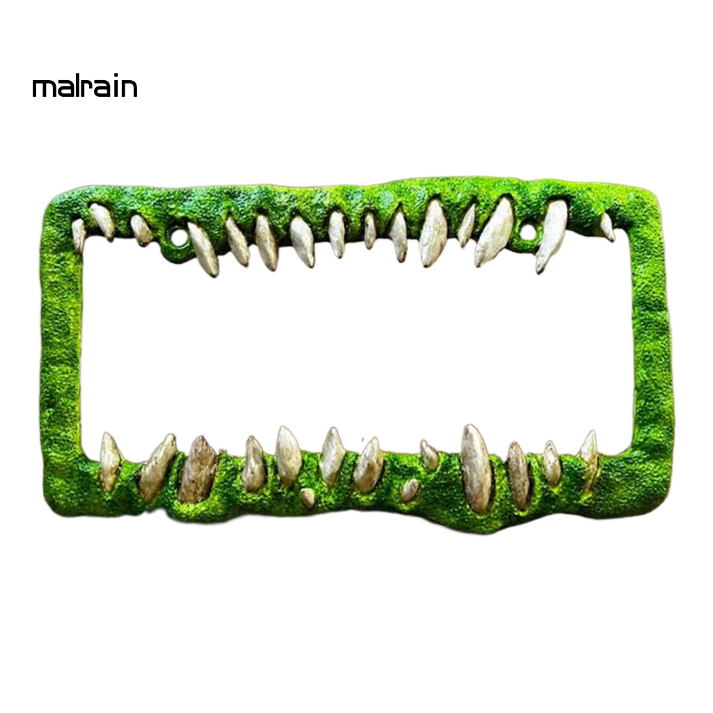 Khung Biển Số Xe Hơi Hình Răng Giả Thú Vị Dễ Lắp Đặt