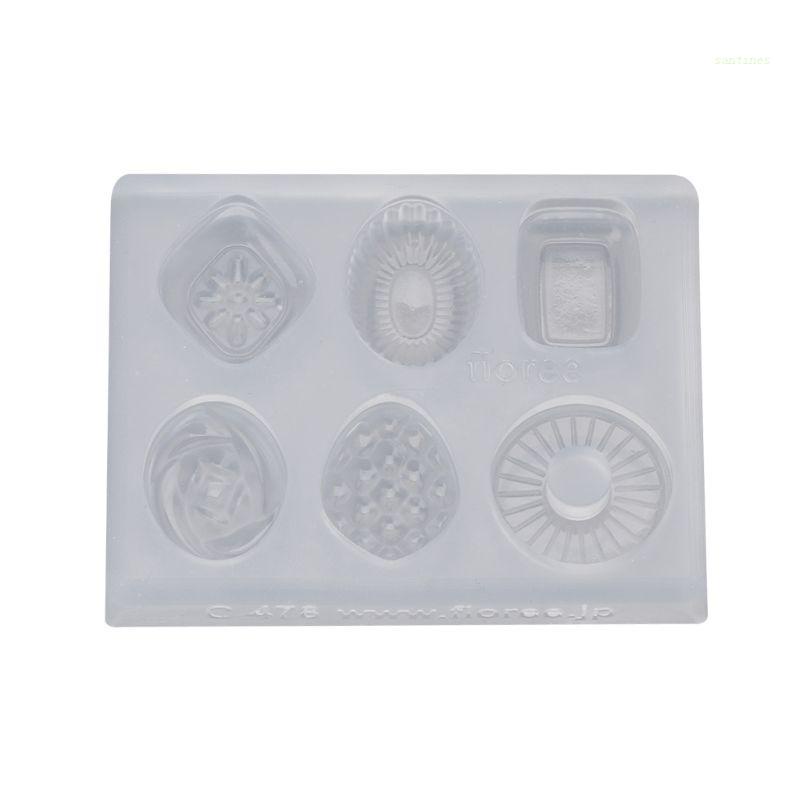 Khuôn Làm Mặt Dây Chuyền / Bông Tai / Móc Khóa Hình Kẹo Mini Bằng Nhựa Resin DIY