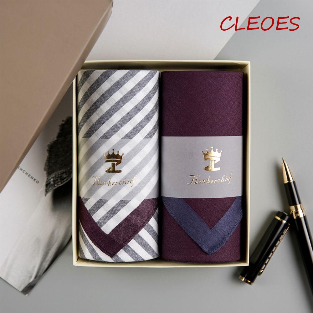 Khăn Tay Thấm Hút Mồ Hôi Hình Vuông Họa Tiết Kẻ Sọc Cổ Điển Cho Nam