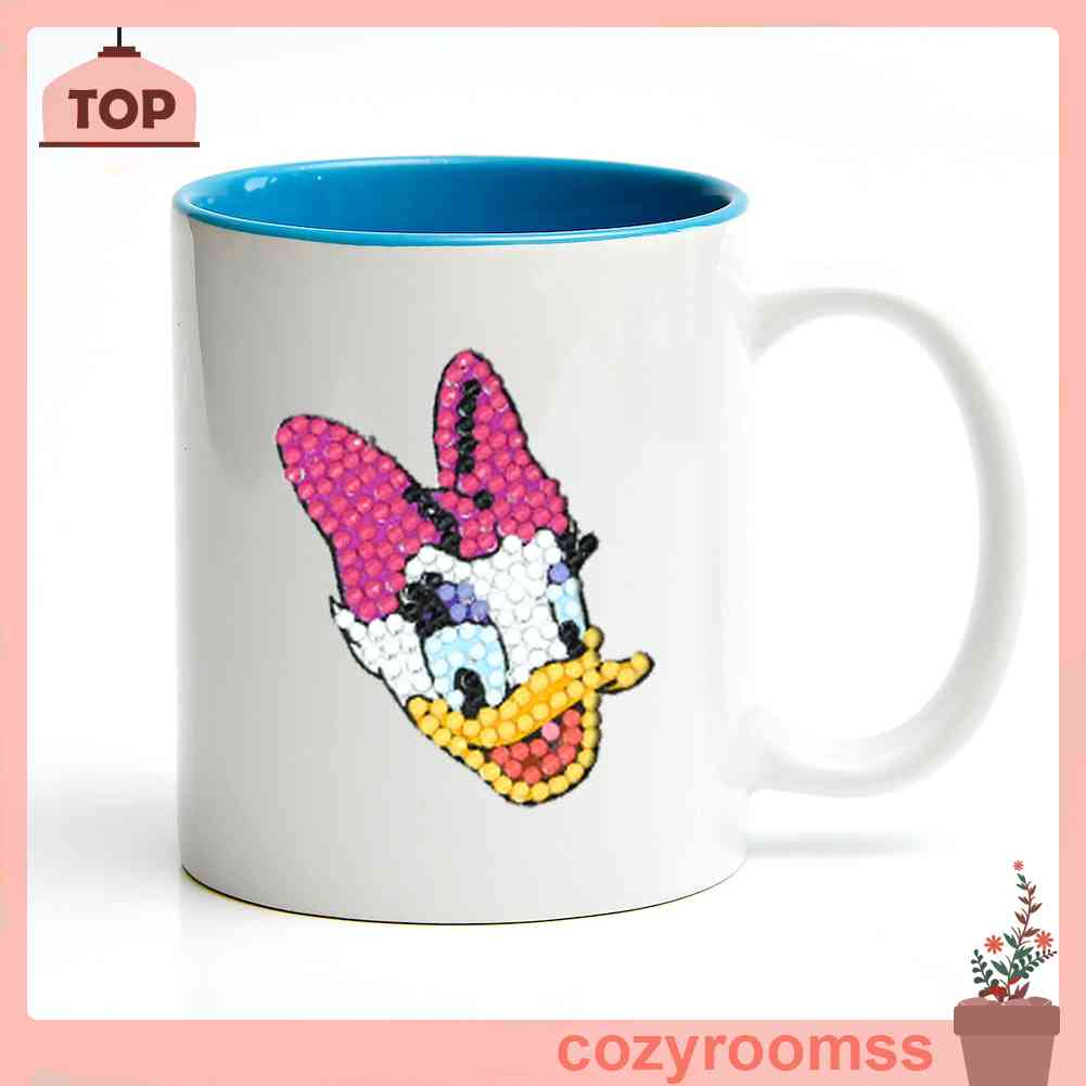 Bộ 6 Tranh Đính Đá Tự Làm Hình Động Vật Nhiều Màu Sắc