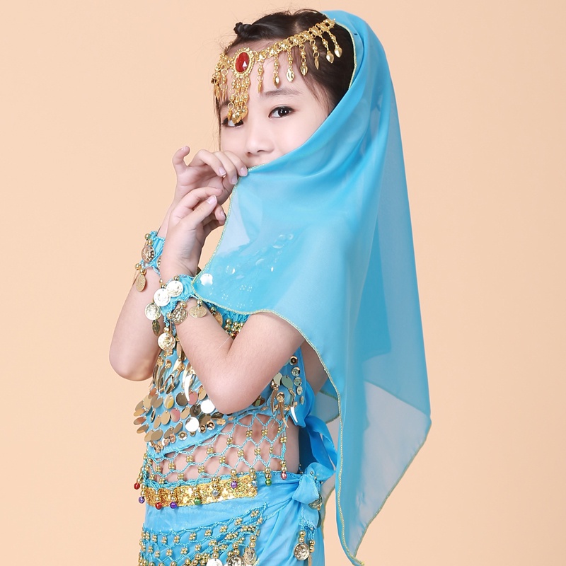 Cài Tóc Biểu Diễn Múa Bụng Ấn Độ Đính Đá Phong Cách Mới Cho Bé Gái