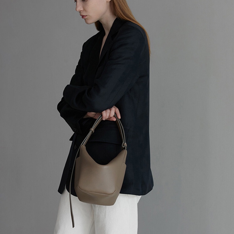 Túi Đeo Vai Bằng Da Mềm Nhỏ Gọn Dễ Phối Đồ Thời Trang Cho Nữ