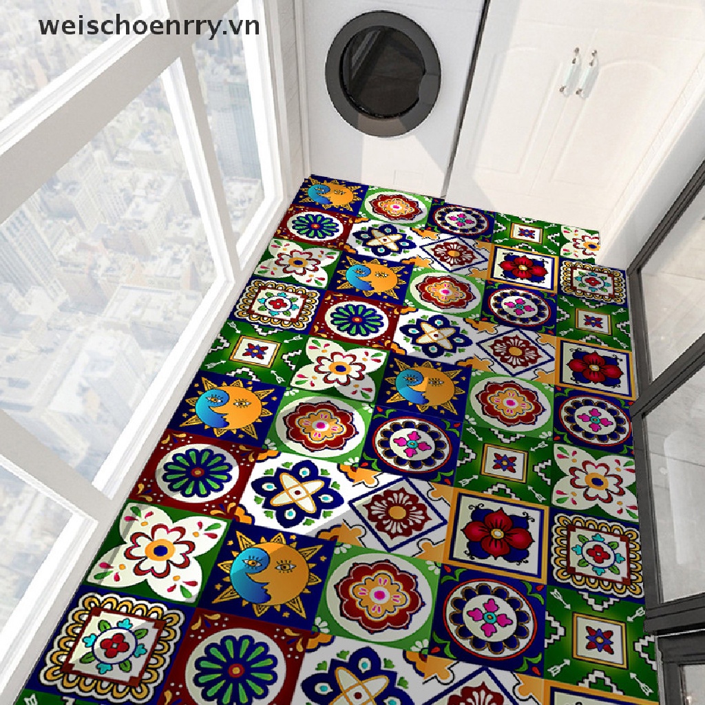 10 Sticker PVC Cứng Chống Nước Họa Tiết Mandala Dễ Thương Bắt Mắt