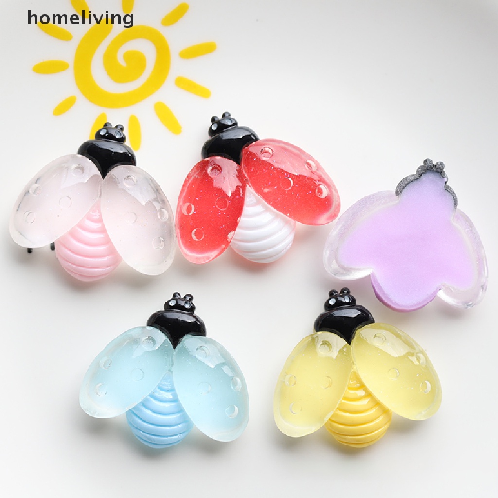 Bộ 3 Móc Điện Thoại Mini Bằng Nhựa Resin Dạ Quang Hình Chú Ong Dễ Thương DIY