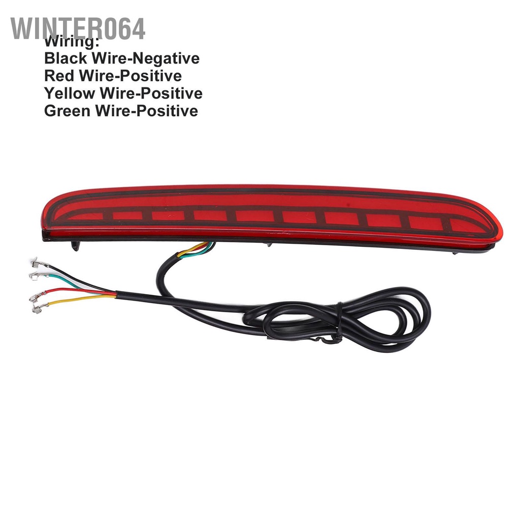 Winter064 Đèn LED cản sau báo rẽ động màu đỏ IP67 Thay thế chống nước cho Fit 2020
