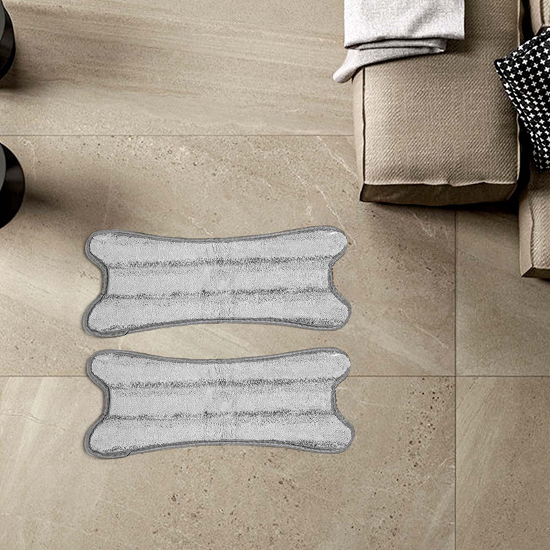 1 Bộ 2 Miếng Vải Lau Sàn Hình Chữ X Thay Thế Cho Cây Lau Nhà