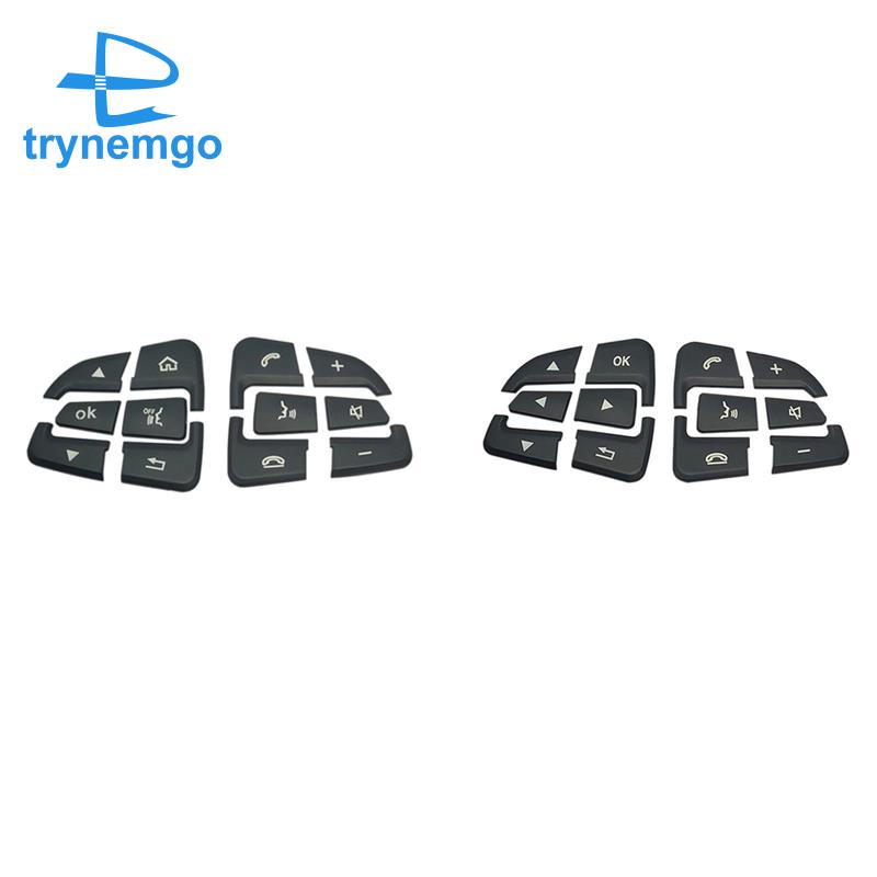 Miếng Dán Nút Điều Khiển Vô Lăng Xe Hơi Mercedes Benz GLC X253 C Class W205 CLA GLA A Class X156 C117 W176