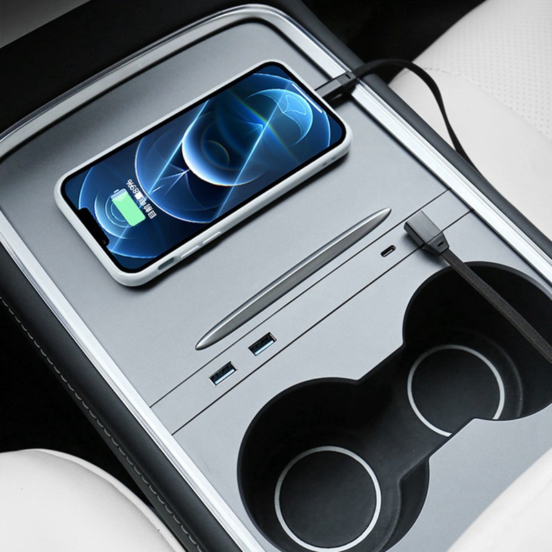 Đế Sạc Nhanh USB Type C 27W Cho Tesla Model 3 Y