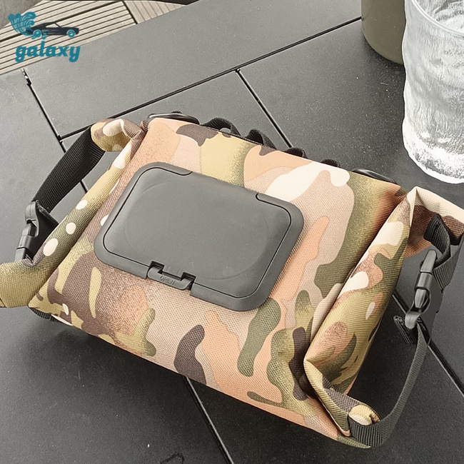 Galaxy Hộp Đựng Khăn Giấy Ướt Bằng Vải Oxford Chống Nước Họa Tiết Rằn Ri