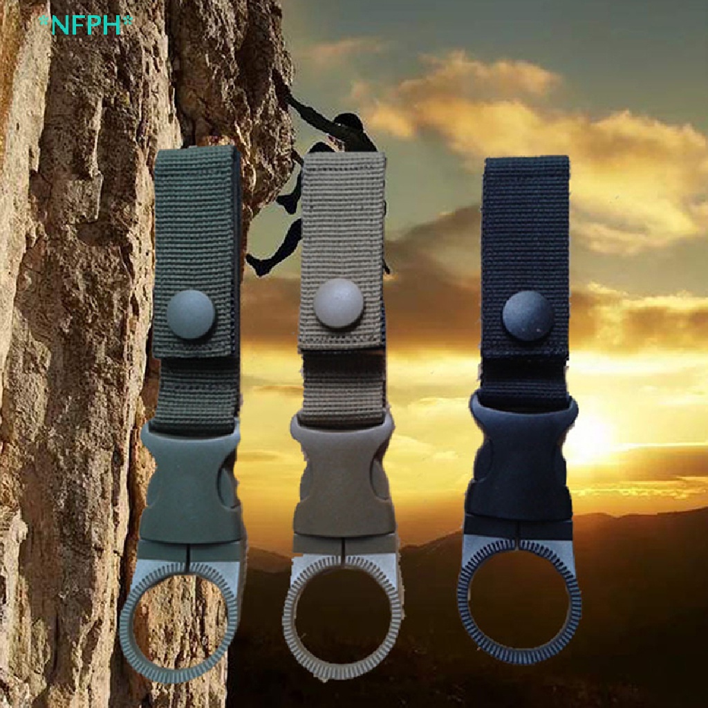 Kẹp Gắn Bình Nước Bằng Nylon Tiện Dụng Khi Leo Núi Mới