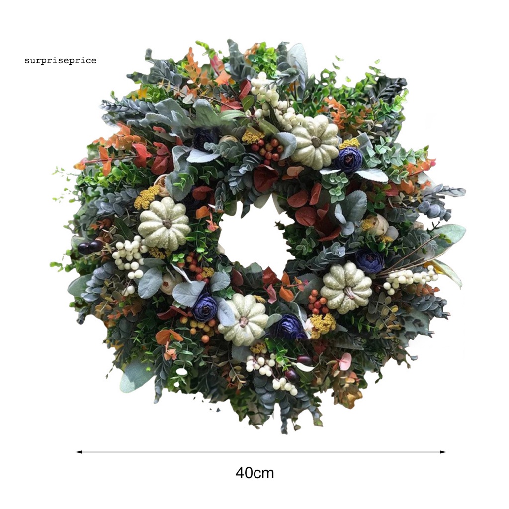 Vòng Hoa Nhân Tạo Thiết Kế Nhỏ Gọn Tinh Tế Trang Trí Cửa Dịp Giáng Sinh / Tiệc Tùng