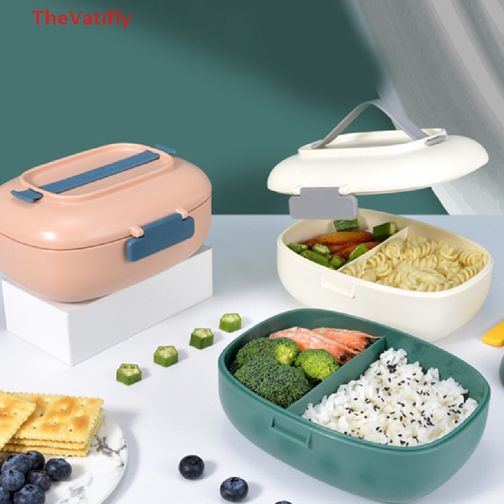 [Thevalifly] Hộp cơm Nhỏ Gọn Có Dây Đeo Thời Trang Và Sáng Tạo Với Hộp Đựng Thức Ăn Nhẹ Di Động Cho Trẻ Em