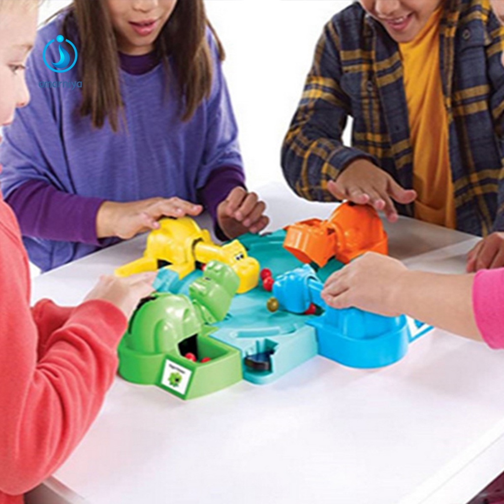 1 Bộ Trò Chơi Hà Mã Ăn Uống 20 Hạt Vui Nhộn Cho Bé