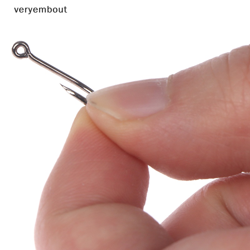 Hộp 100 Lưỡi Câu Cá Bằng Thép Carbon Mềm Mại Tiện Dụng