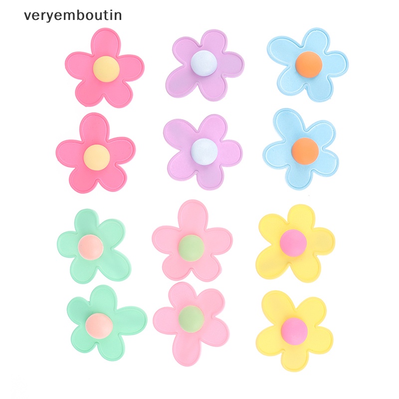 Kẹp Tóc Hình Bông Hoa Màu Sắc Ngọt Ngào Xinh Xắn Cho Nữ