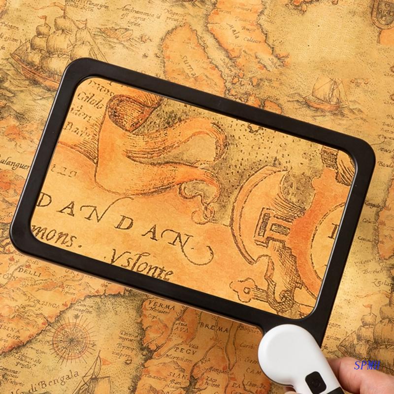 Kính Lúp Cầm Tay Có Đèn LED Có Thể Gấp Gọn Tiện Dụng