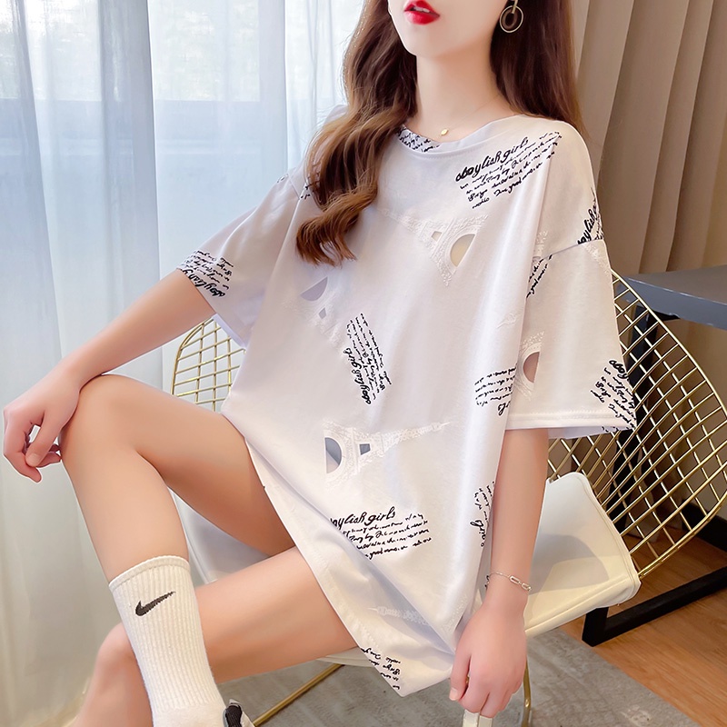 Áo Thun Tay Ngắn NRVP 2023 In Họa Tiết Phong Cách Hàn Quốc Mới Lạ