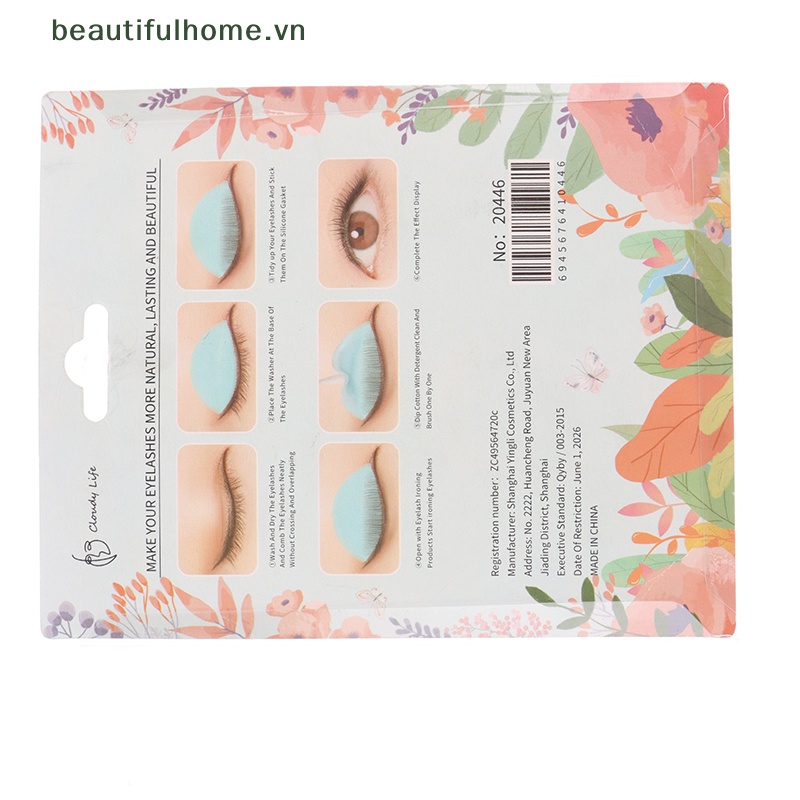 Set 5 Cặp Đệm Silicone Hỗ Trợ Uốn Cong Lông Mi