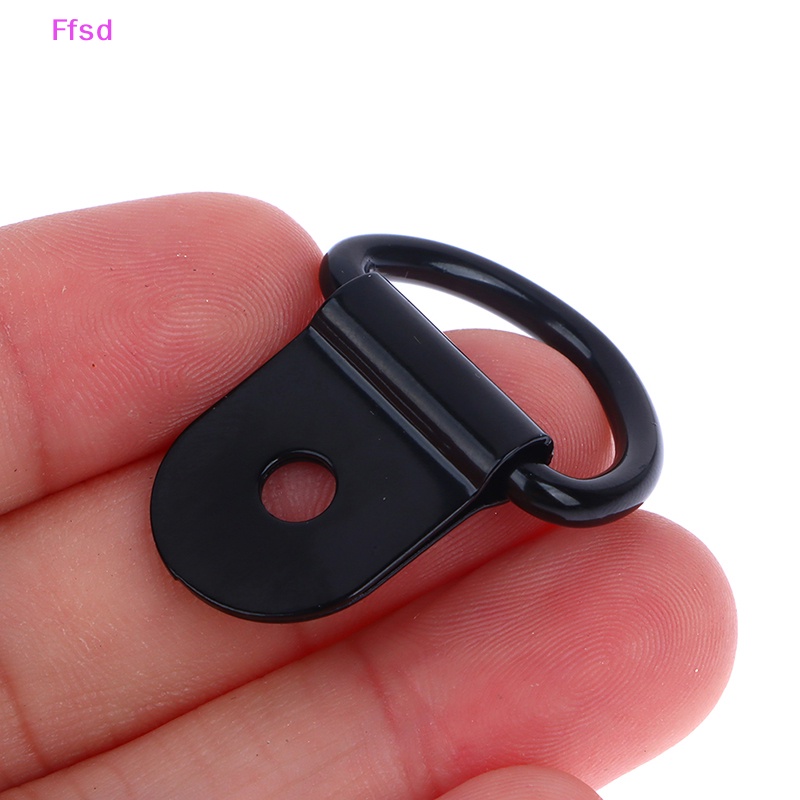 {Ffsd} Bộ 10 Móc Kéo Dây Hình Chữ D Bằng Thép Không Gỉ Hàng Bán Chạy *