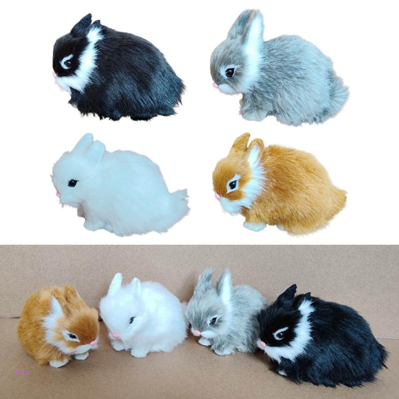 Thỏ Bunny Nhồi Bông Dễ Thương Dùng Trang Trí Xe Hơi