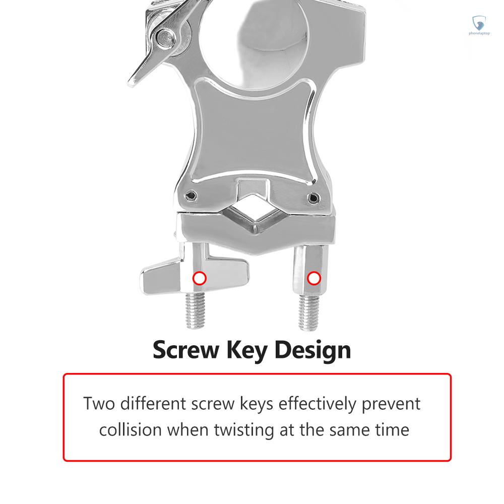 (laptvn) Kẹp Nối Dài Giá Đỡ Trống Tom Điều Chỉnh Được Dành Cho Nhạc Cụ