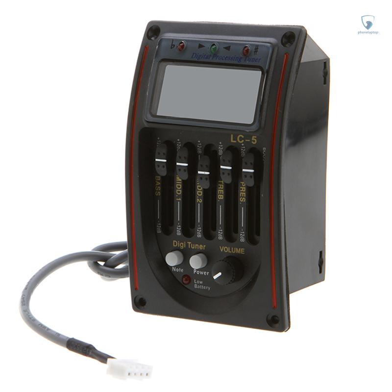 Pickup Preamp Pickup LCD 5-Band EQ Chuyên Dụng Cho Đàn Guitar
