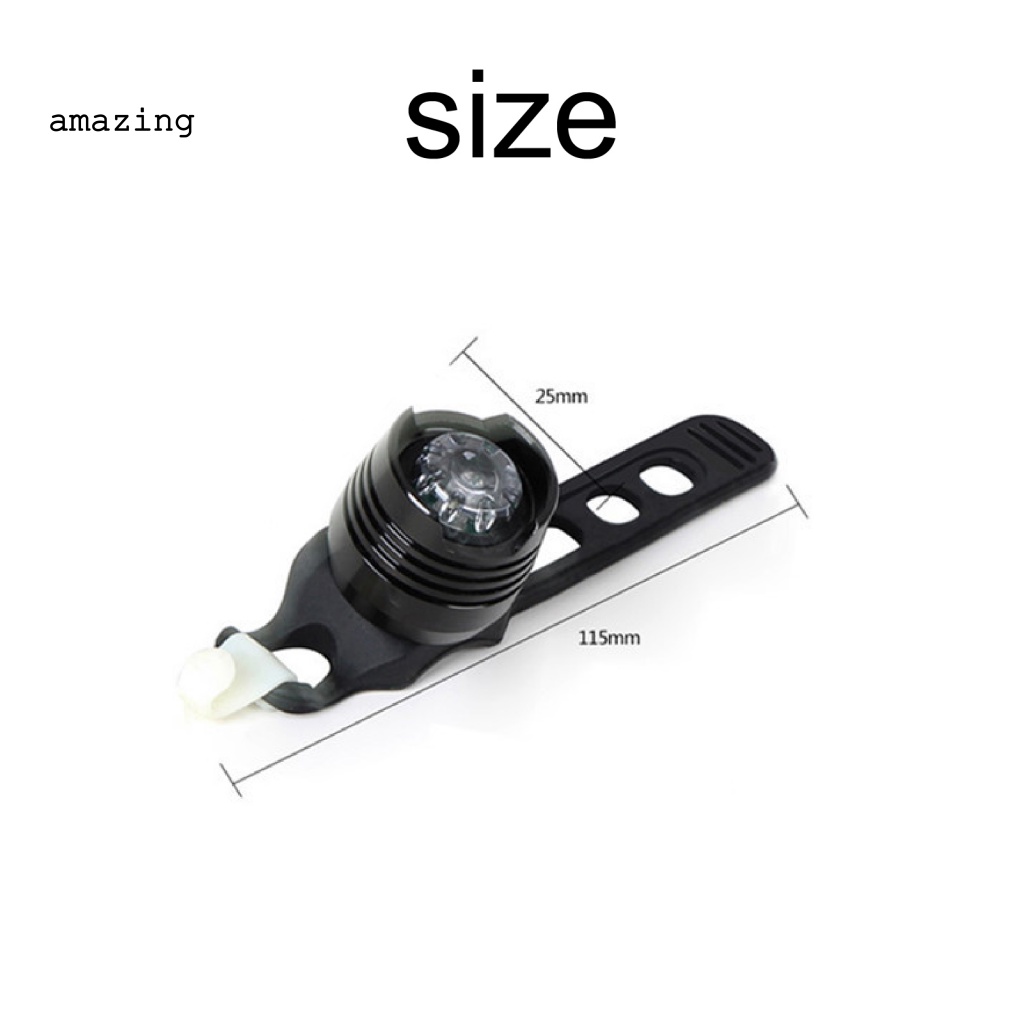 Đèn Cảnh Báo An Toàn Co Giãn Nhỏ Gọn Thời Trang Cho Xe Đạp