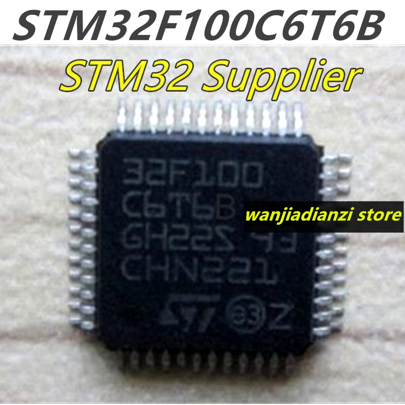STM32 Supplier STM32F100C6T6B đóng gói vi điều khiển LQFP48 - chip đơn nội thất gia đình MCU tại chỗ