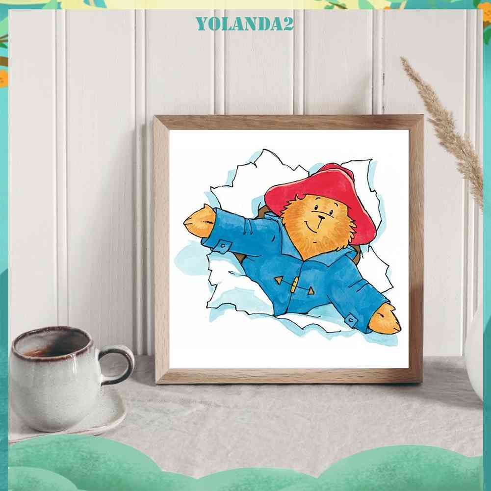 Bộ Tranh Đính Đá 5D Họa Tiết Bia Hoạt Hình Độc Đáo Diy Dùng Trang Trí Nhà Cửa