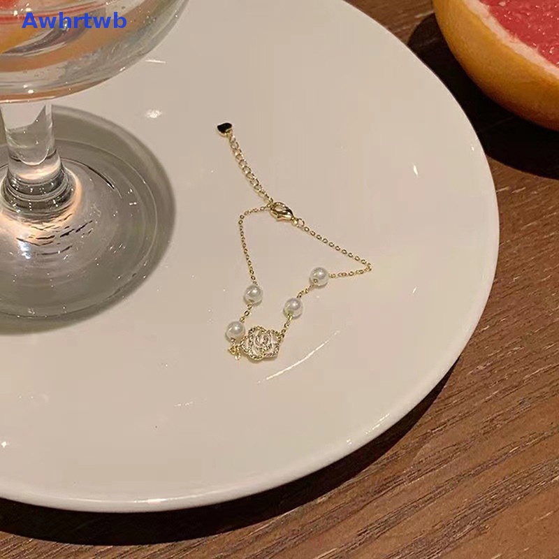 Awhrtwb Vòng Cổ Thời Trang Pháp Ngọt Ngào Hoa Trà niche Cá Tính Khí Chất Mới