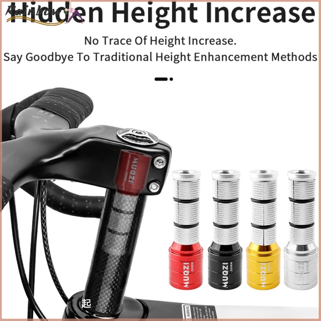 Ống Nối Dài Phuộc Xe Đạp Leo Núi 28.6mm 30mm 60mm Bằng Hợp Kim Nhôm