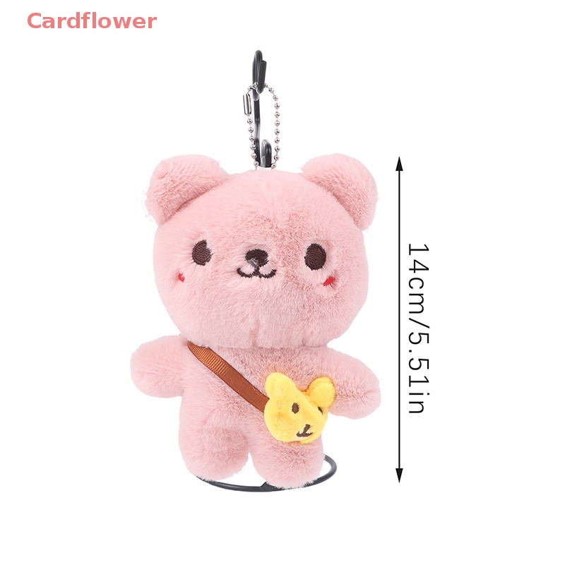 Móc Khóa Hình Gấu Nhồi Bông 14CM Dễ Thương