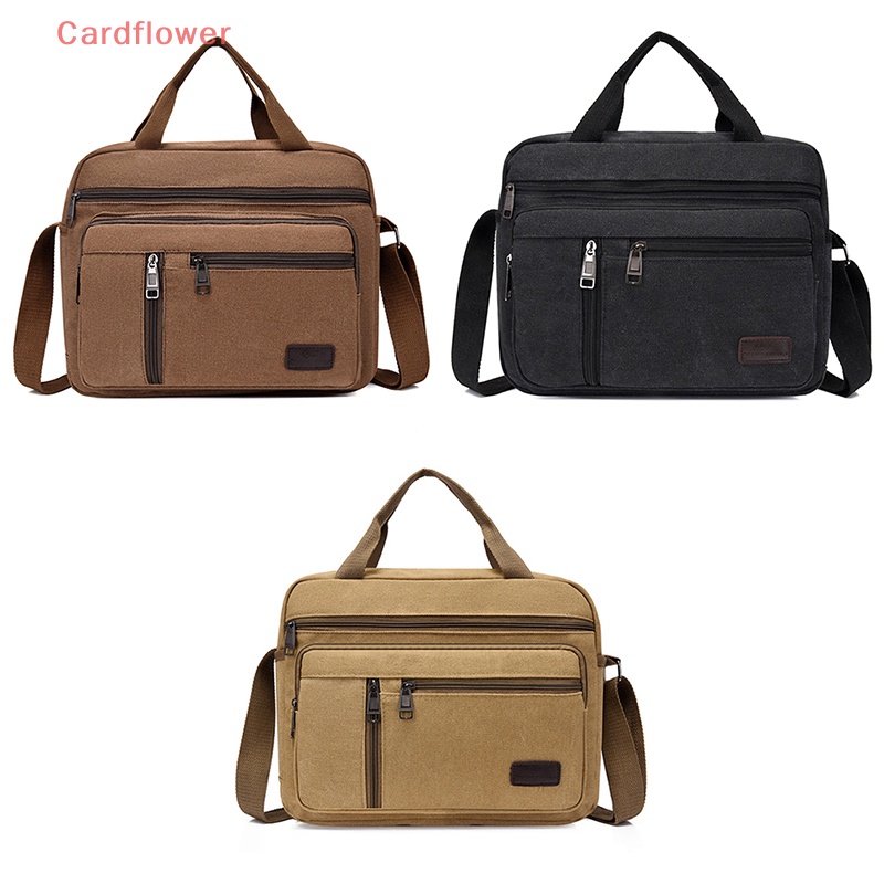 Túi Đeo Chéo Vai Bằng Vải Canvas Thời Trang Doanh Nhân Dành Cho Nam Mới