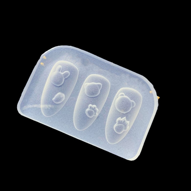 Khuôn Silicone Tạo Hình Trang Trí Móng Tay 3D DIY