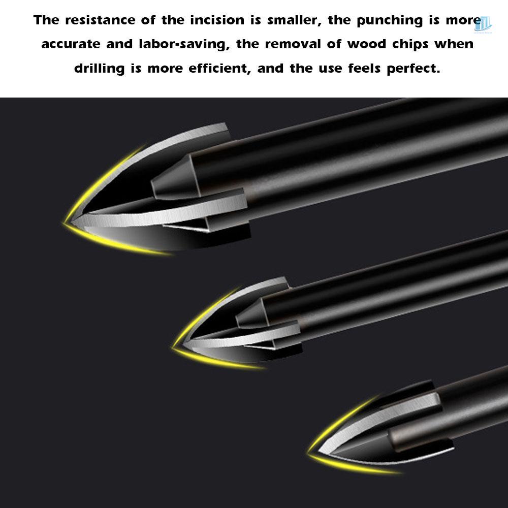 Bộ 6 Mũi Khoan Lỗ Đa Năng Bằng Cacbua Chuyên Dụng Khoan Tường / Kính / Gốm Sứ / Gỗ s2mwvn