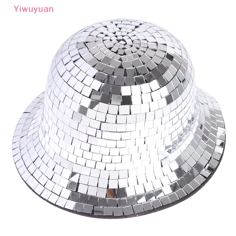 < Yiwuyuan > 1 Mũ Cao Bồi Đính Hạt Có Gương Trang Sức Nữ Tính Mới